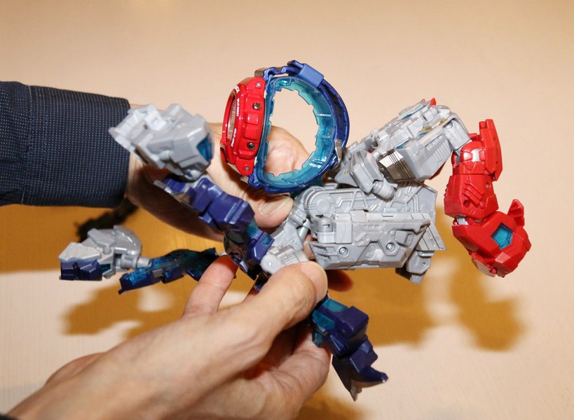 Transformers X G Shock Optimus Prime In Hand Images   Literally  (4 of 8)